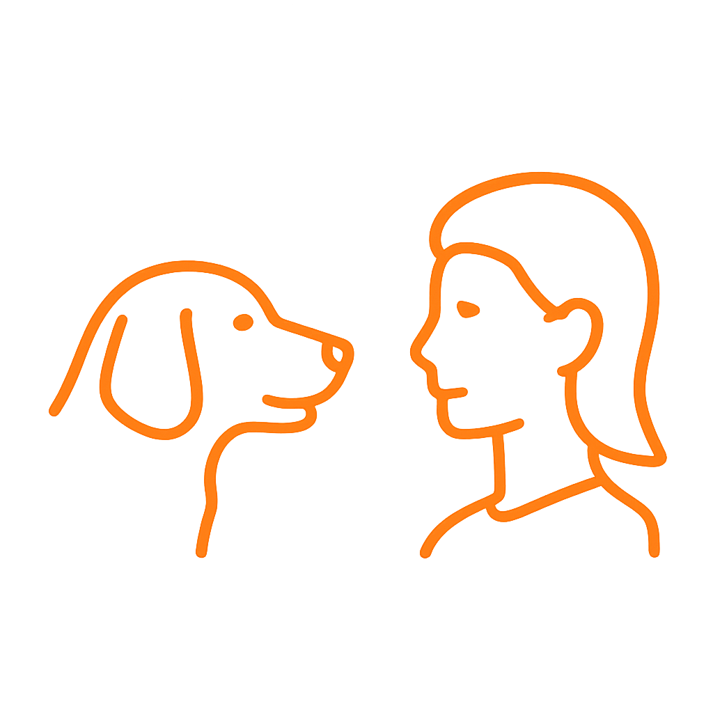 Rencontre entre le chien et l'humain